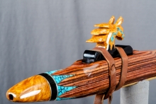 Brazilian Kingwood Native American Flute, Minor, Mid F#-4, #N16J